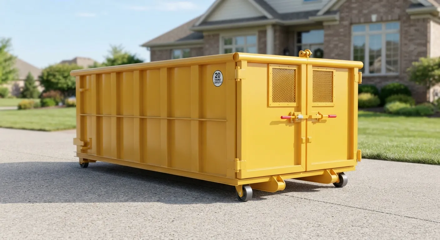 10 yard dumpster rental from our Gastonia fleet