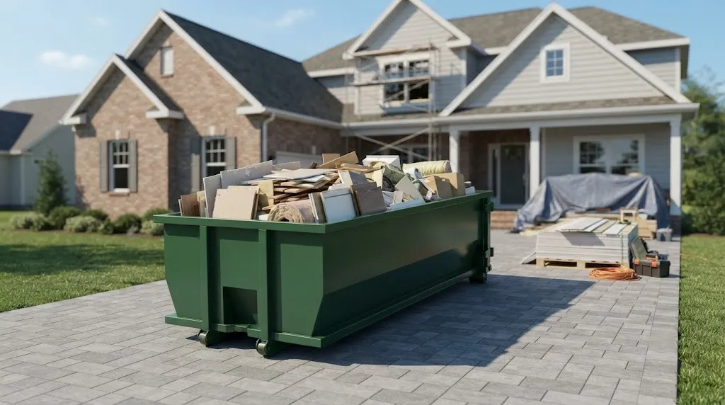 20 yard dumpster rental from our Gastonia fleet